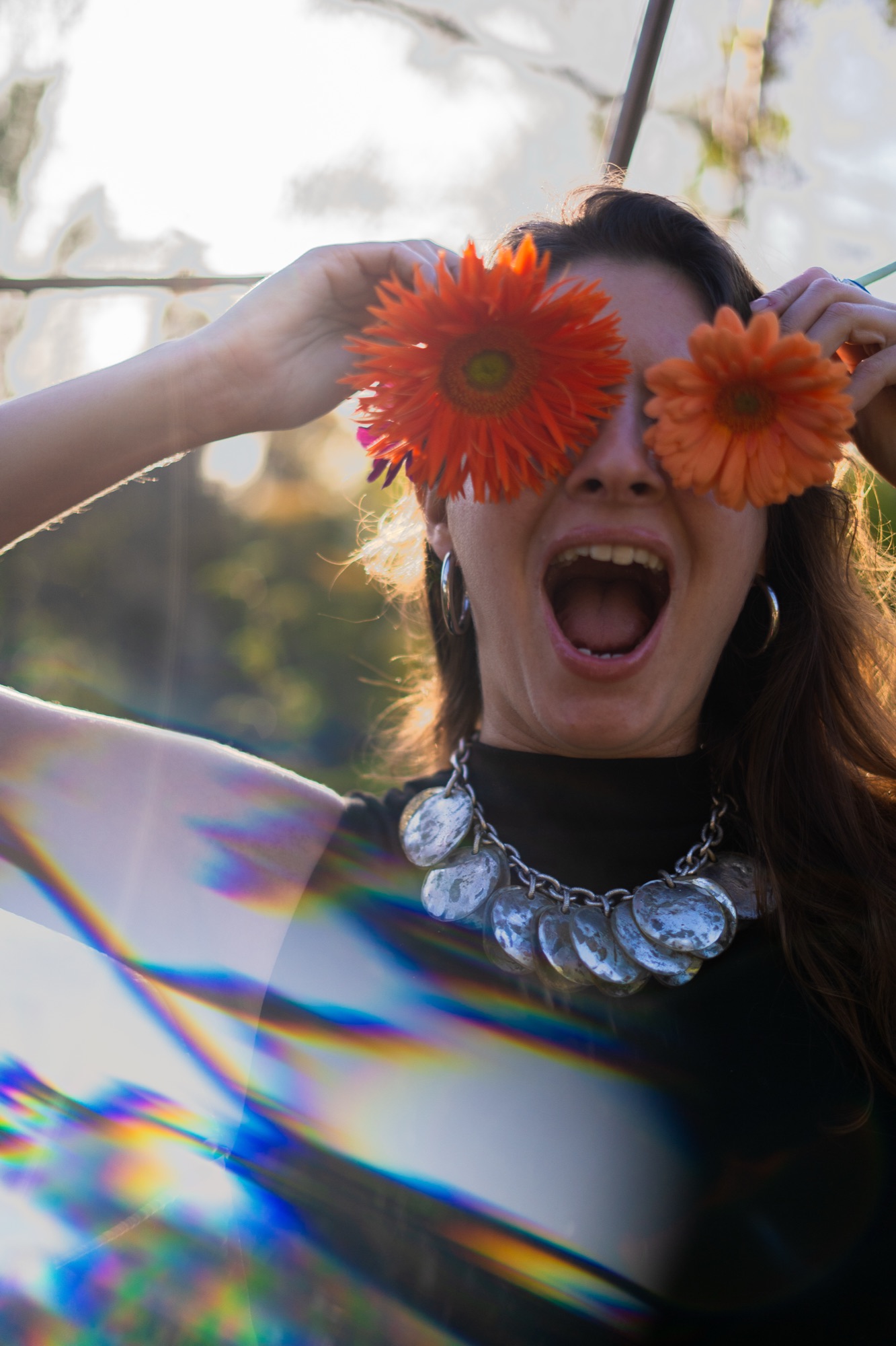 Jeu floral et lumière — photographie créative Creative Flow